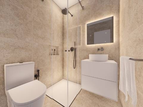 Apartamento T2 com garagem no centro da cidade