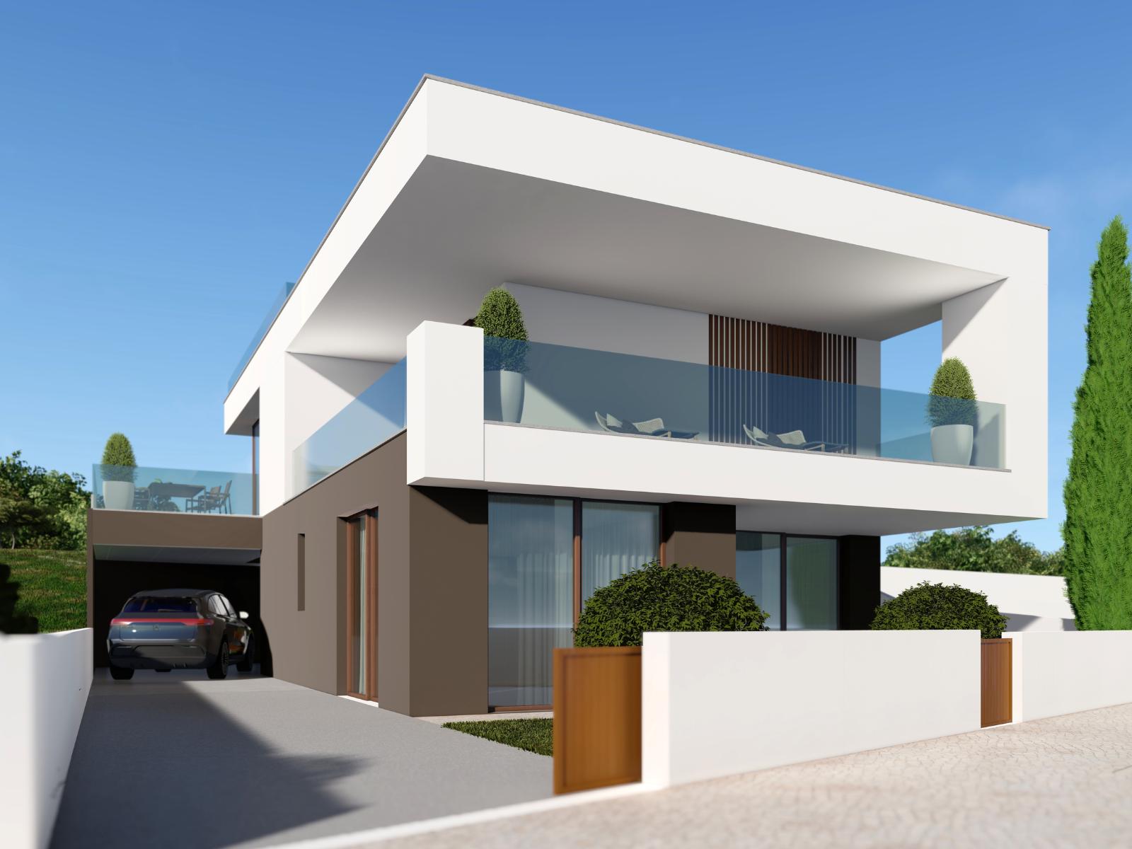 Moradia V3 com piscina e terraço a 5 minutos das praias