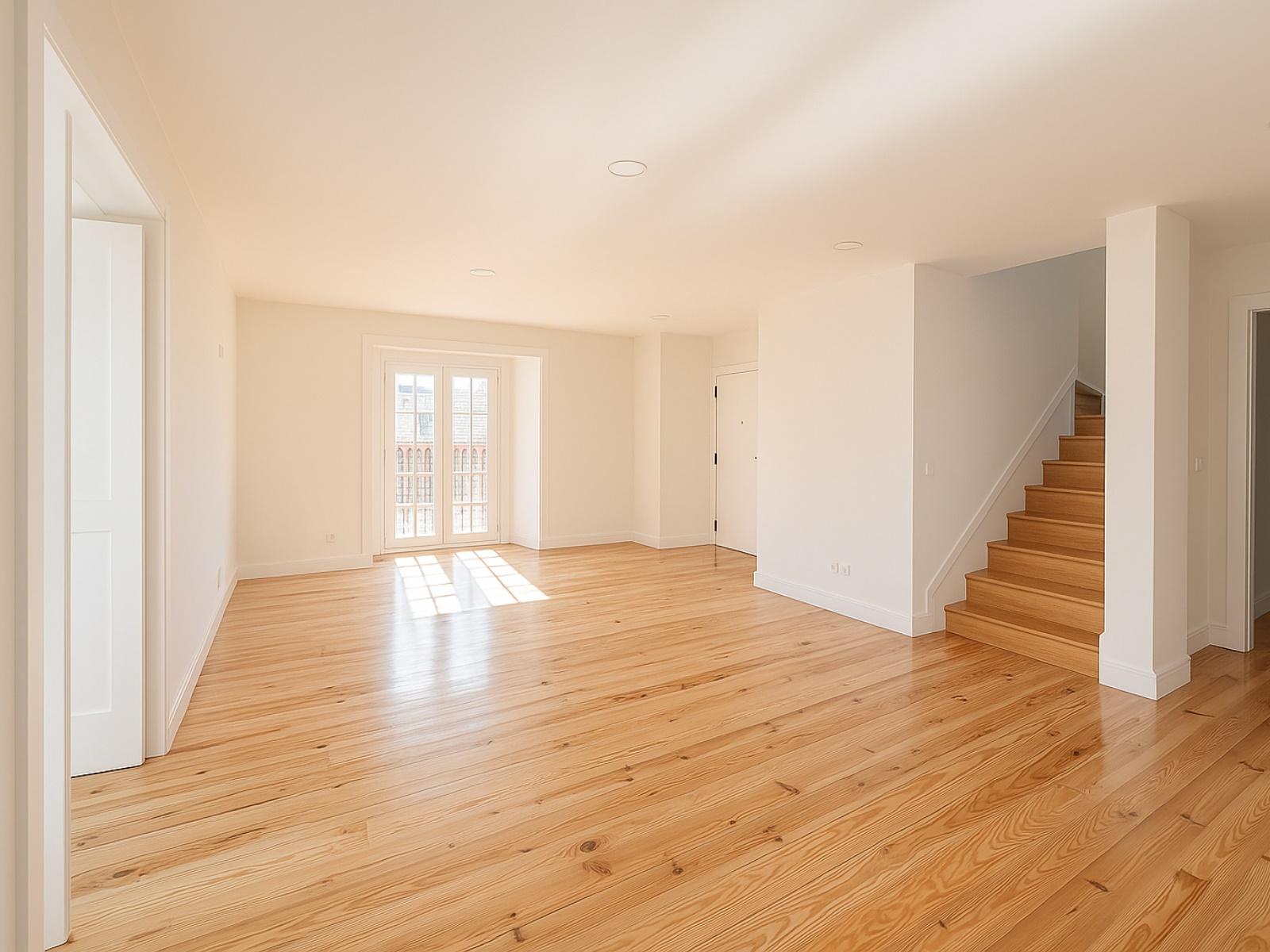 Belíssimo T2 Duplex, totalmente renovado, com vista deslumbrante sobre o Rio Tejo