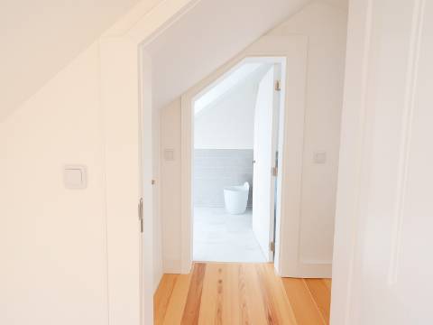 Belíssimo T2 Duplex, totalmente renovado, com vista deslumbrante sobre o Rio Tejo