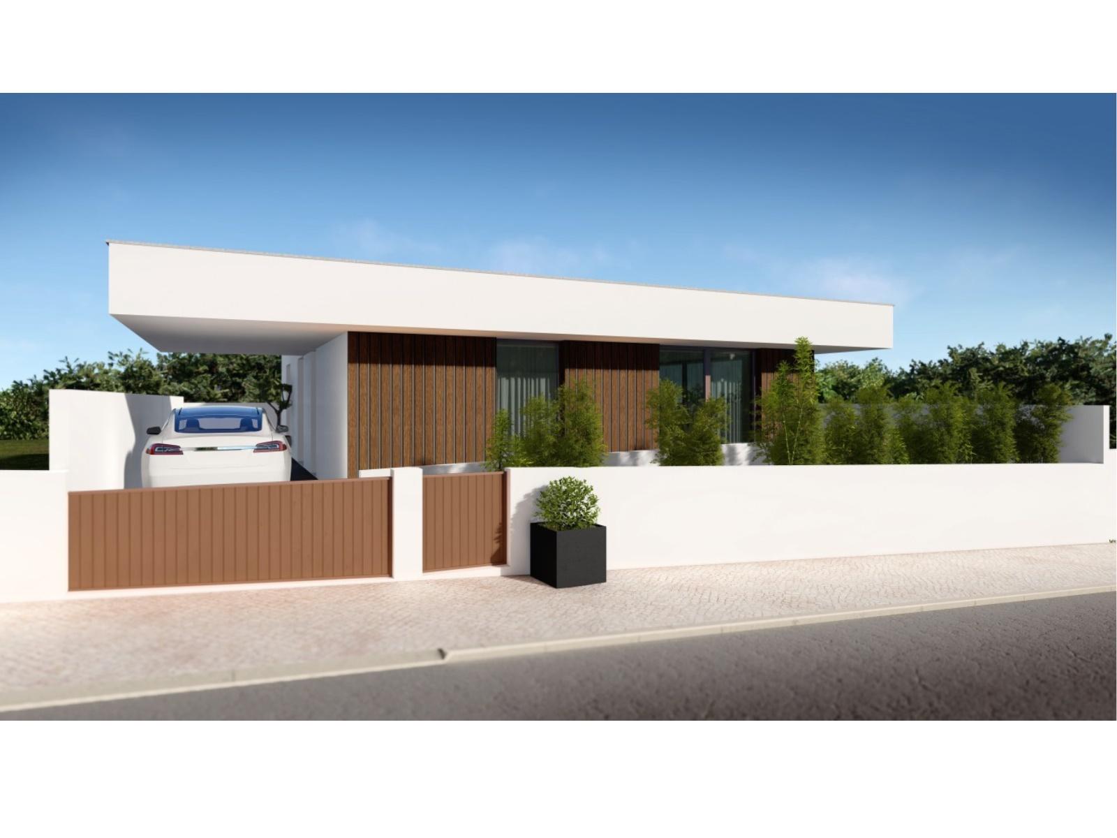 Moradia V3 térrea com piscina e terraço a 5 minutos das praias