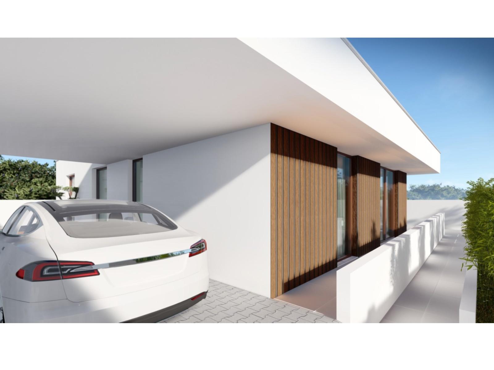 Moradia V3 térrea com piscina e terraço a 5 minutos das praias