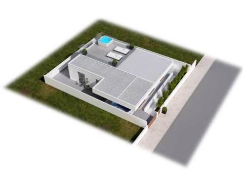 Moradia V3 térrea com piscina a 5 minutos das praias