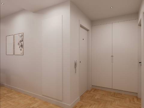 Apartamento T2 de charme, com varanda e deslumbrante vista de rio em São Vicente