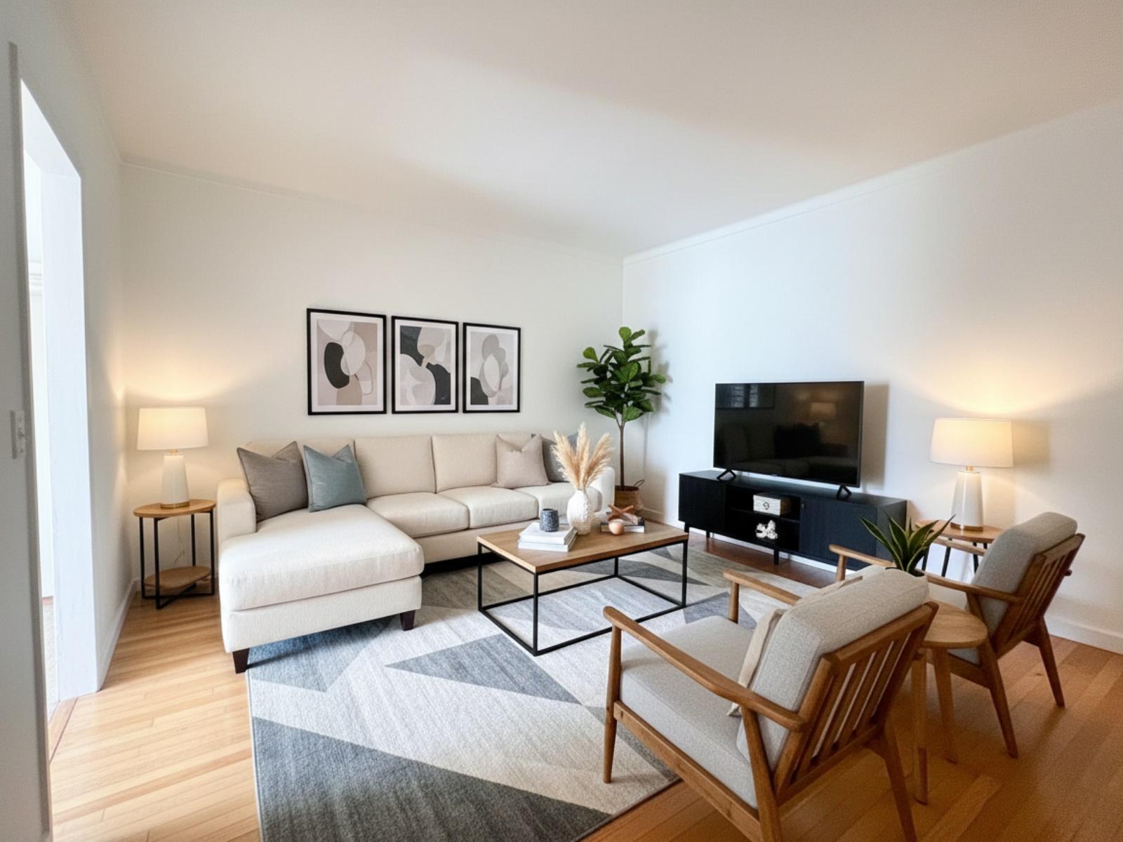 Apartamento T2 com varanda e vista de cidade - totalmente renovado