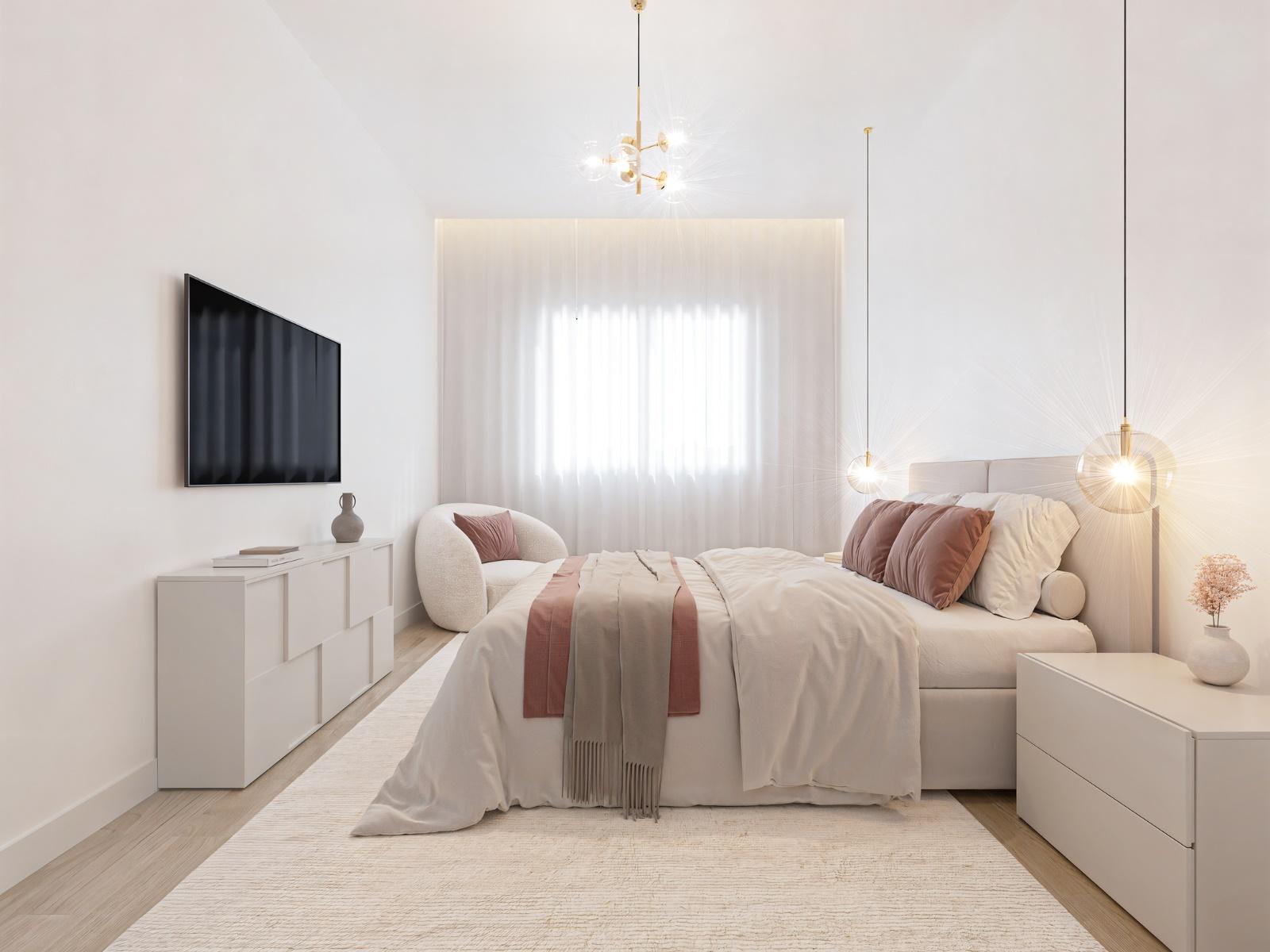 Elegante apartamento T2 totalmente renovado com elevador, na Graça em Lisboa