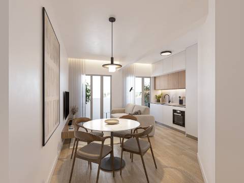 Elegante apartamento T2 totalmente renovado com elevador, na Graça em Lisboa