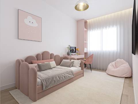 Elegante apartamento T2 totalmente renovado com elevador, na Graça em Lisboa