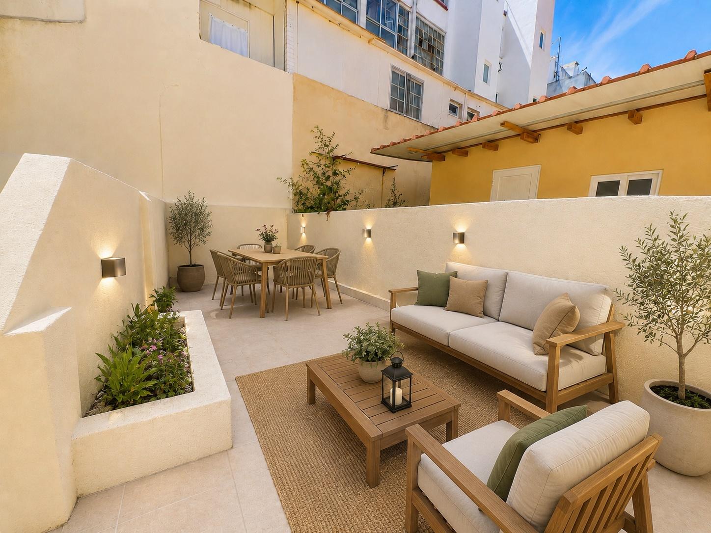 T2 a estrear com logradouro privativo | Viva Lisboa com elegância e conforto