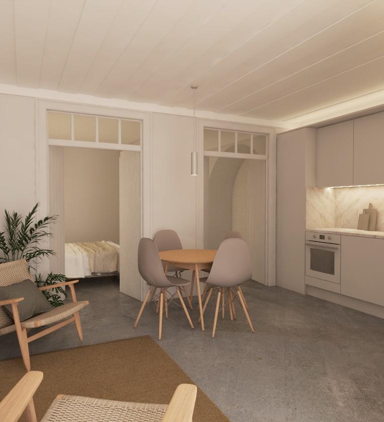 Apartamento T2, Fontainhas, Setúbal
