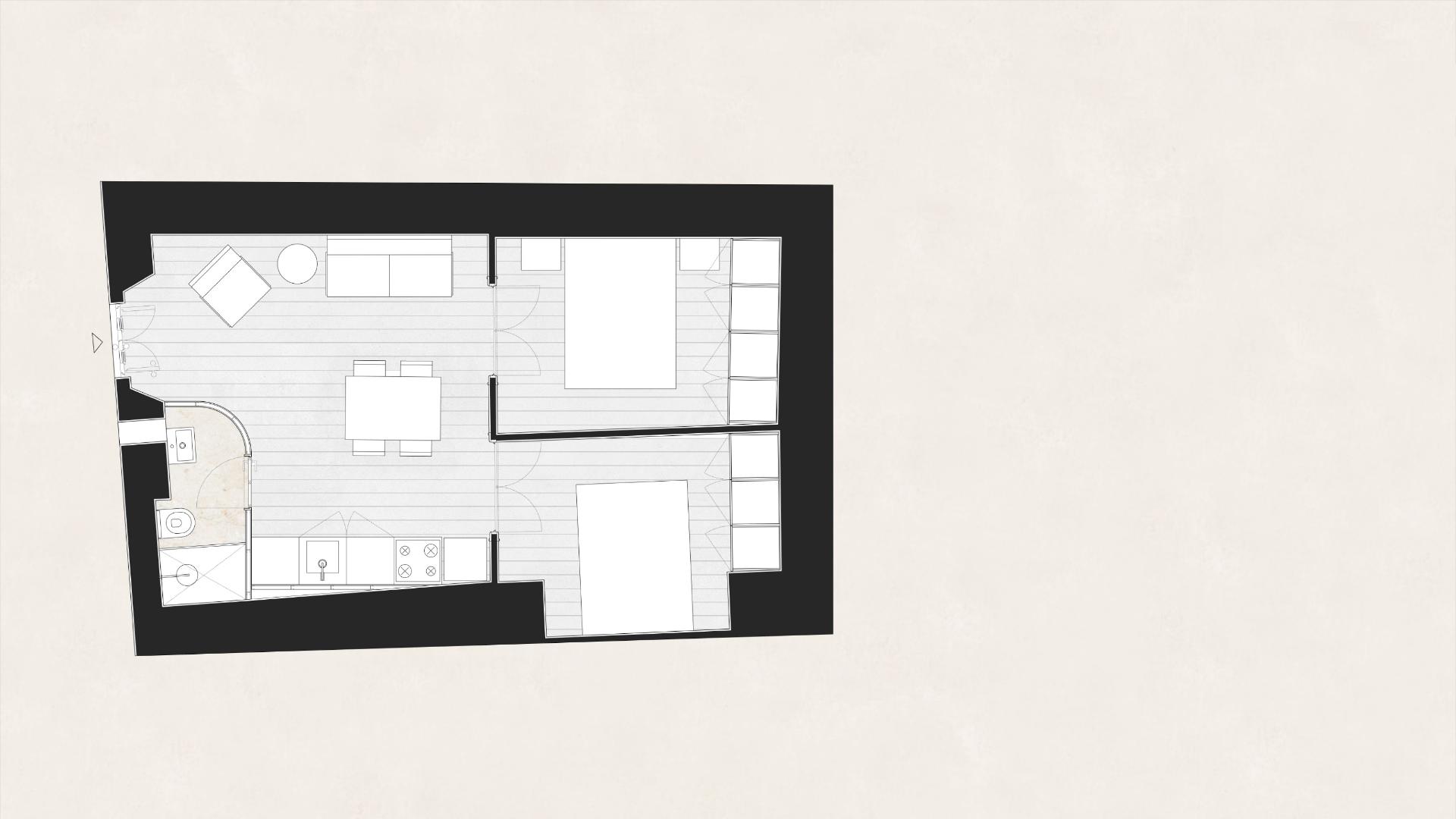Apartamento T2, Fontainhas, Setúbal