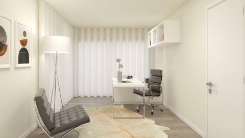 MORADIA T4 GEMINADA ARQUITETURA CONTEMPORÂNEA COM PISCINA - FERNÃO FERRO