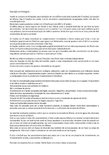 Predio 4 Apartamentos Alfama Lisboa