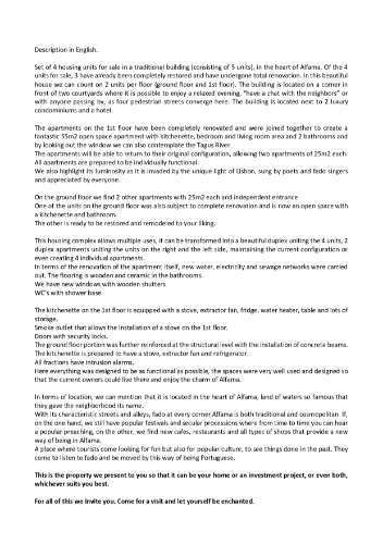 Predio 4 Apartamentos Alfama Lisboa