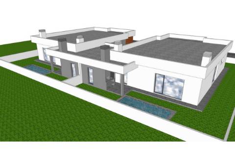 MORADIA T3 GEMINADA TÉRREA, COM GARAGEM E PISCINA - AZEITÃO