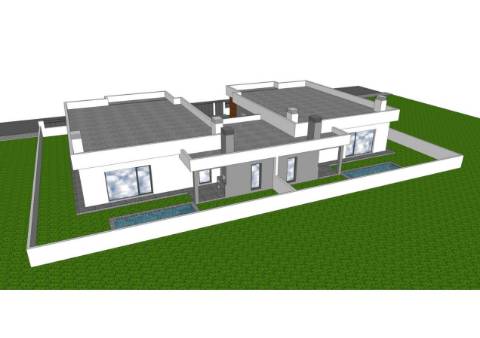 MORADIA T3 GEMINADA TÉRREA, COM GARAGEM E PISCINA - AZEITÃO