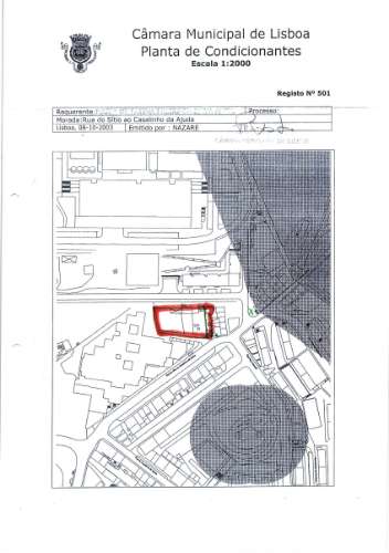 Terreno urbano, com área total de 2000m2 na Ajuda
