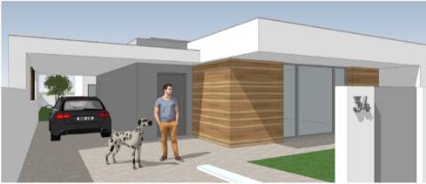 Moradia T4 individual com espaço de jardim - Rio Maior