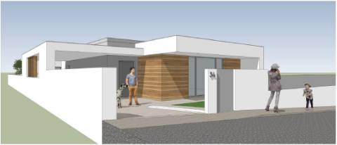 Moradia T4 individual com espaço de jardim - Rio Maior