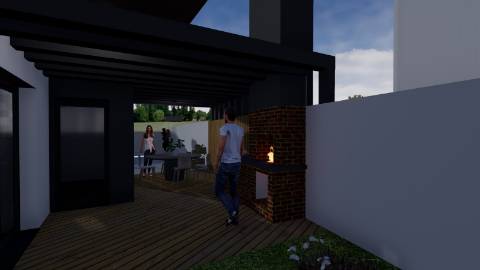 Moradia T3 - Térrea com piscina e jardim