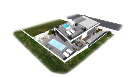 Moradia Terrea T3 de luxo com piscina em Salir do Porto