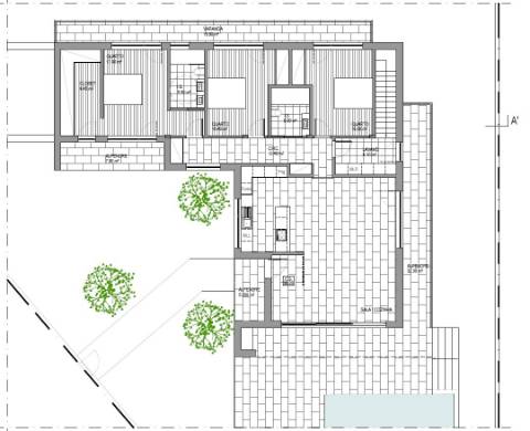 Moradia contemporânea térrea com piscina - Nadadouro, Caldas da Rainha