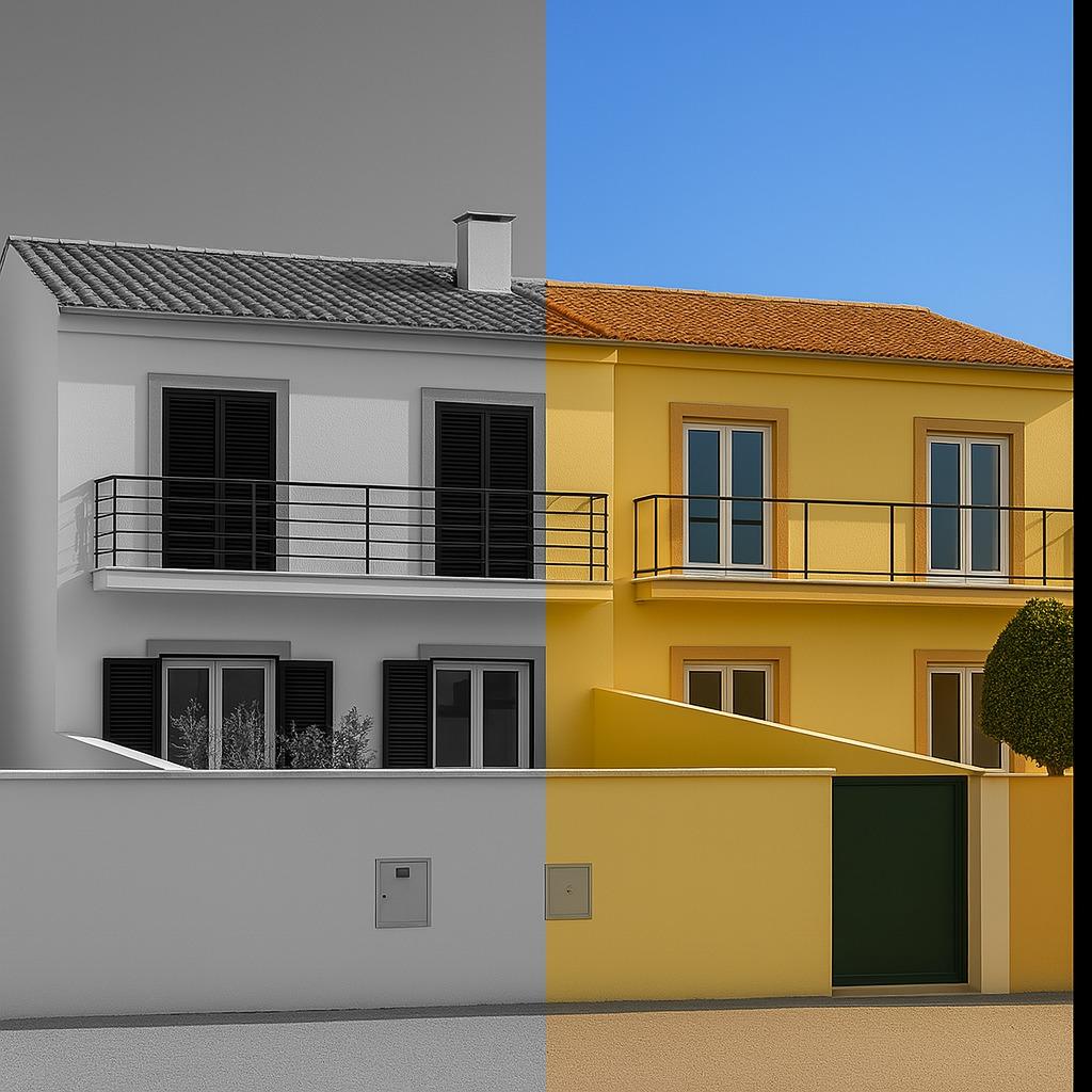 MORADIA EM CONSTRUÇÃO ZONA CALMA CALDAS DA RAINHA