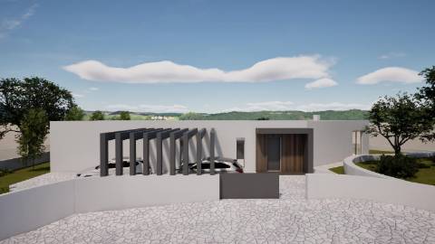 Moradia T3 térrea com piscina - entre a Foz do Arelho e Caldas da Rainha
