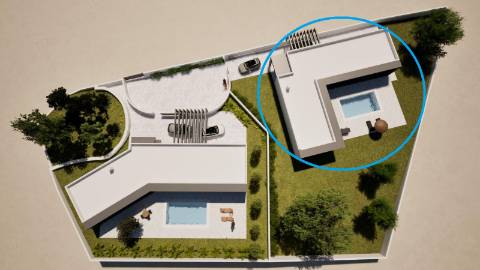 Moradia T3 térrea com piscina - entre a Foz do Arelho e Caldas da Rainha
