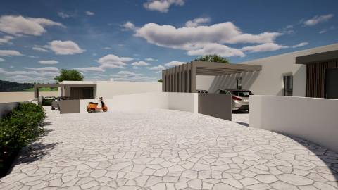 Moradia T3 térrea com piscina - entre a Foz do Arelho e Caldas da Rainha
