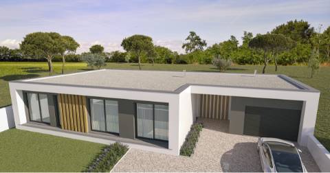 
MORADIA T4 TÉRREA DE ARQUITETURA MODERNA COM PISCINA - NADADOURO
