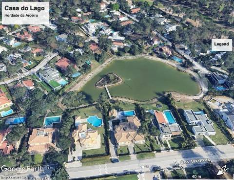 Moradia T5 na Herdade da Aroeira - Vista Panorâmica para Lago Privativo