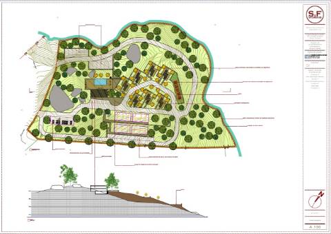 Terreno com projeto de turismo aprovado, em Cabeceiras de Basto