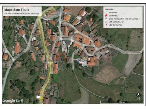 Ruína em pedra para restauro, em Vilar de Cunhas, Cabeceiras de Basto