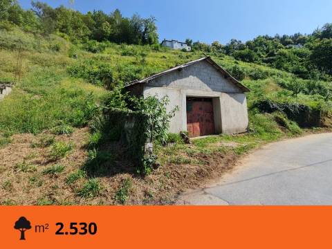 Terreno misto, com 2530 m², na Faia, Cabeceiras de Basto
