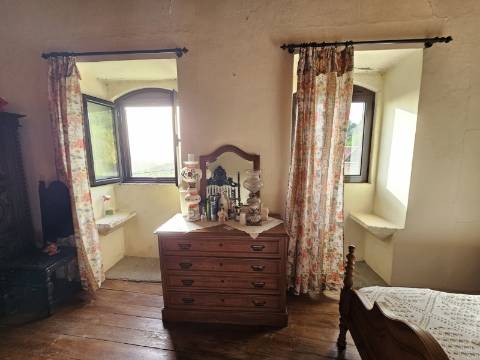 Moradia T4, em pedra, com terreno de 2.366 m² e Espigueiro datado de 1933 - Cerva, Ribeira de Pena