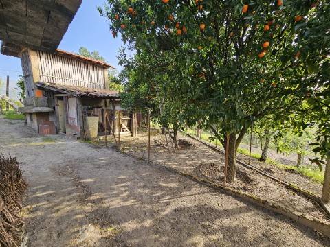 Moradia T4, em pedra, com terreno de 2.366 m² e Espigueiro datado de 1933 - Cerva, Ribeira de Pena