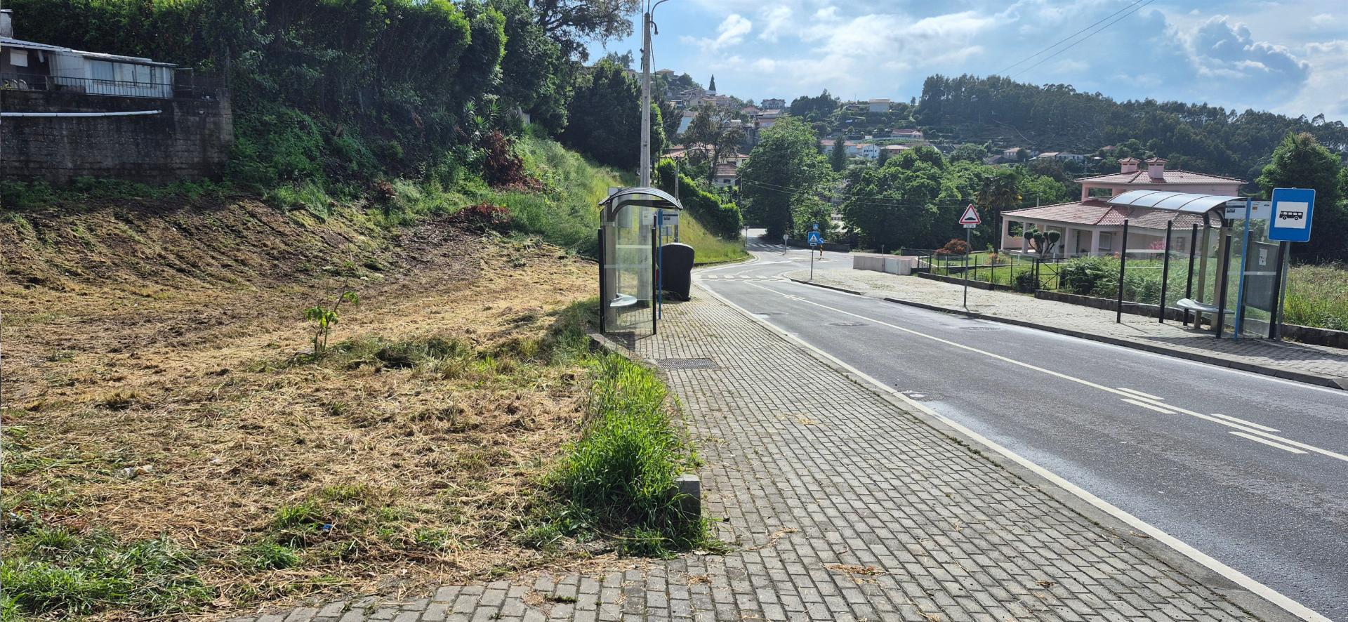 Terreno no lugar de Paradela, em Vilarinho, Santo Tirso.