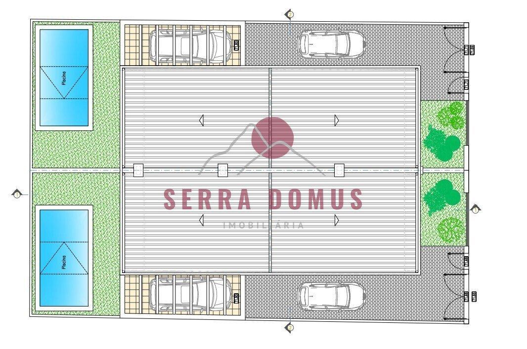 Moradia Geminada frações A ou B com tipologia T4 com piscina em Fernão Ferro