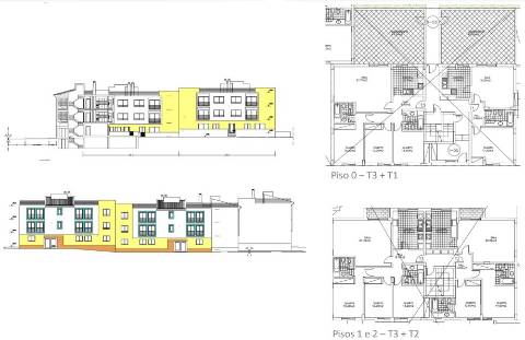 Lotes aprovados e executados para construção de prédios com piscina comum para venda em Tunes, Silves