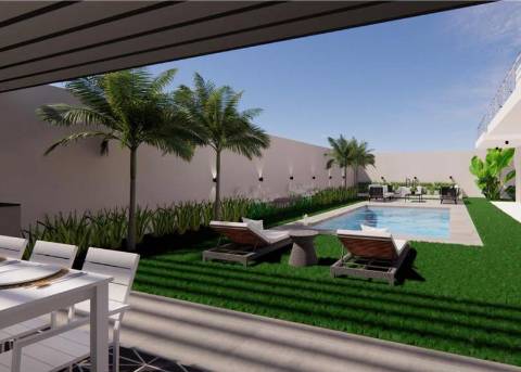 Moradias de luxo em Albufeira com jardim e piscina