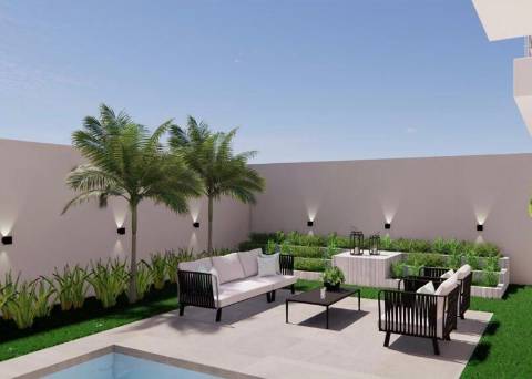 Moradias de luxo em Albufeira com jardim e piscina