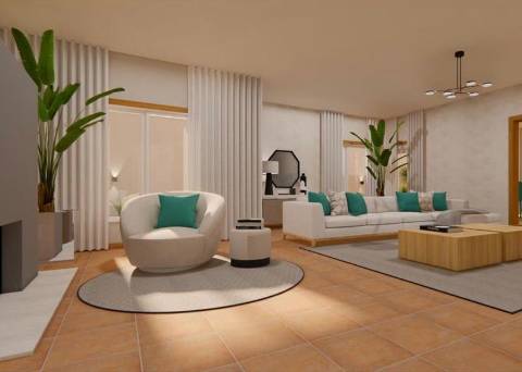 Moradias de luxo em Albufeira com jardim e piscina