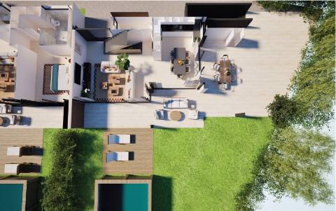 V2 com piscina num condomínio de luxo em Albufeira