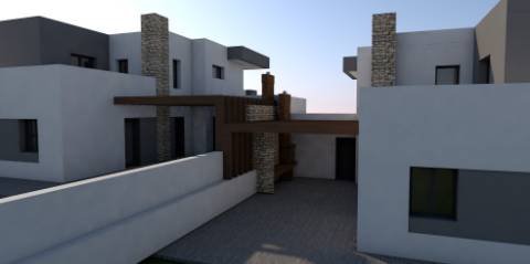 Terreno com projeto aprovado para construção de moradia