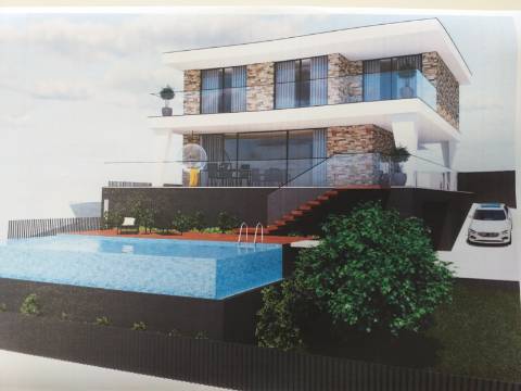 Projeto para construção de moradia com vista sobre a cidade de Coimbra