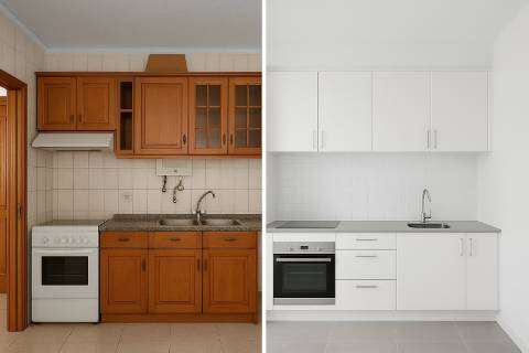 T1 com Garagem e Cozinha em Remodelação - Canidelo, Vila Nova de Gaia