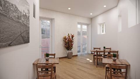 Loja, nova, com 150m² no centro histórico do Porto!