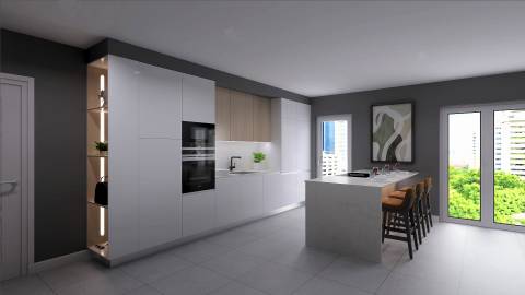 Apartamento T2 - Segundo Piso com Espaço na Cobertura (93,25 m²)