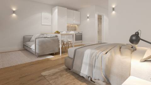 Apartamento T0 à beira da Marginal de Gaia!